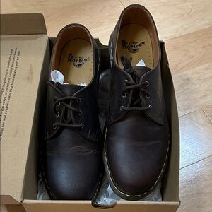 Dr. Martens Dark Brown Leather Oxfords